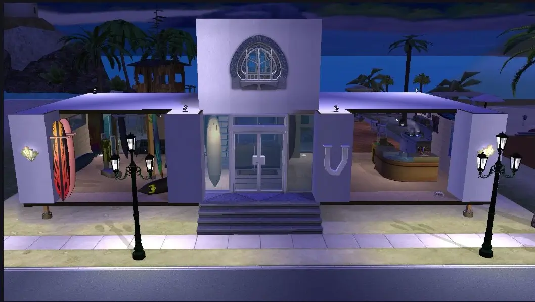 Surf Shop Sims 2 Downloadable Lot
